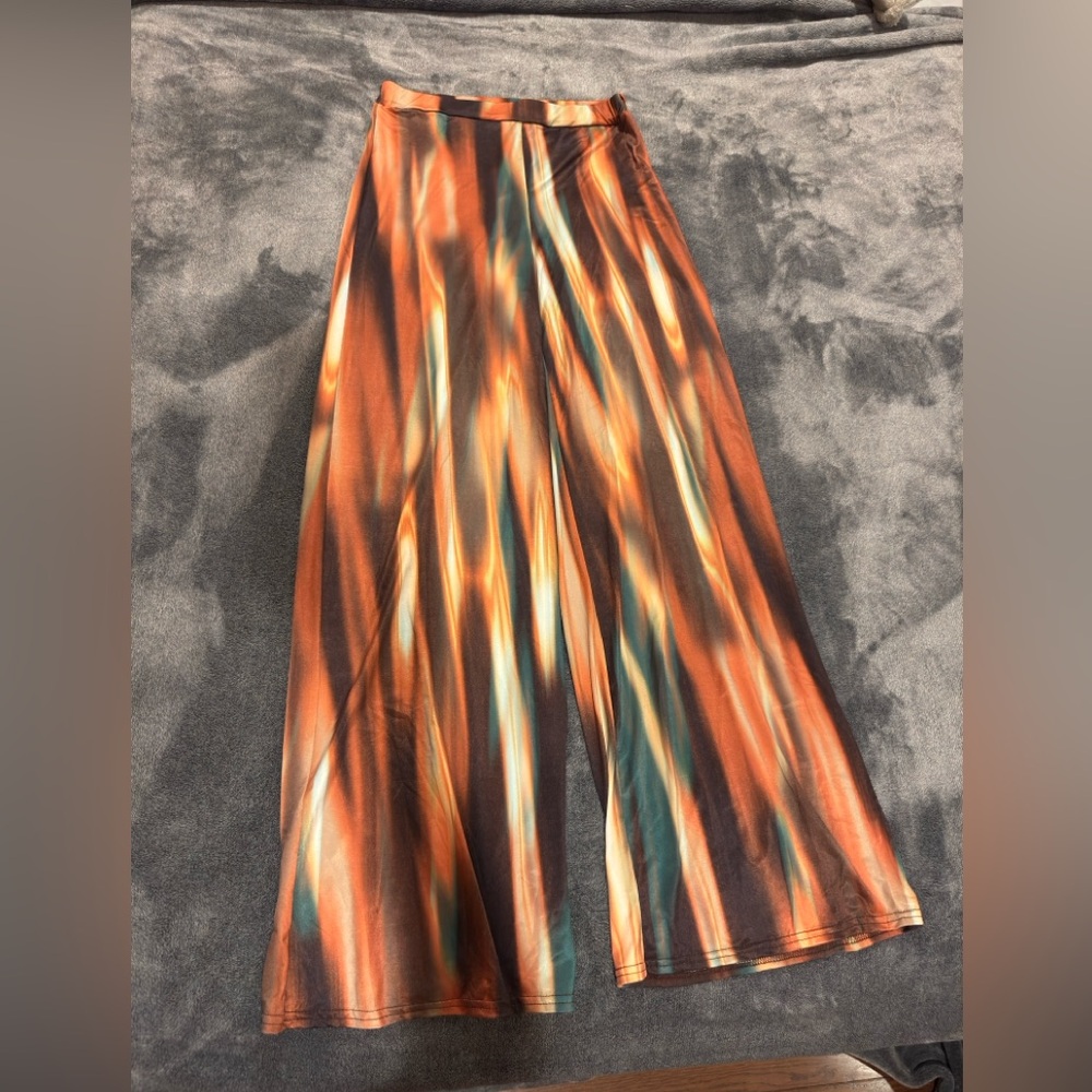 Boohoo Sunset Striped Pants